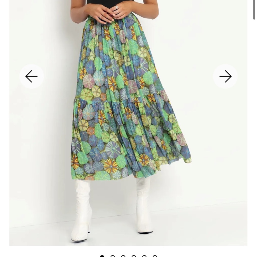 Blackmilk Sea-urchin for treasure two tier midaxi skirt - limited - XL